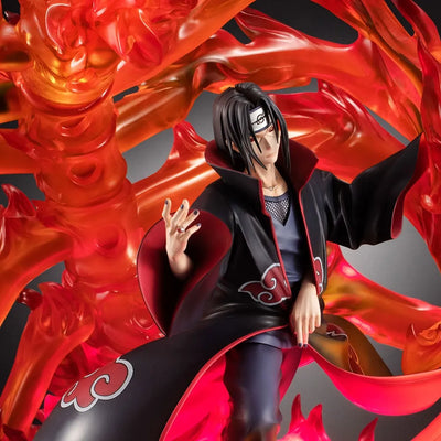 Itachi Uchiha (Susanoo Version) With LED Base (Deluxe Version) – MegaHouse – ActionFigure Brasil — close