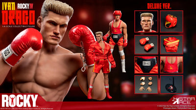 Ivan Drago Deluxe – Star Ace Toys Ltd. – ActionFigure Brasil — com base expositora