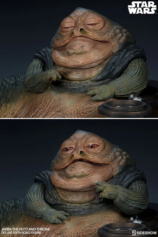 Jabba the Hutt and Throne Deluxe – Sideshow Collectibles – ActionFigure Brasil