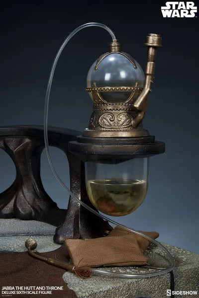 Jabba the Hutt and Throne Deluxe – Sideshow Collectibles – ActionFigure Brasil — detalhe do produto