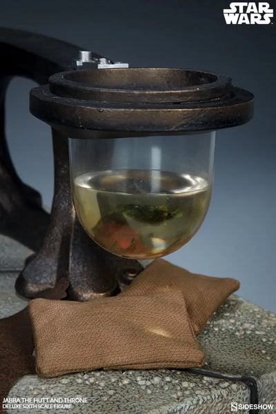 Jabba the Hutt and Throne Deluxe – Sideshow Collectibles – ActionFigure Brasil — close