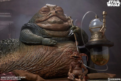 Jabba the Hutt and Throne Deluxe – Sideshow Collectibles – ActionFigure Brasil — embalagem