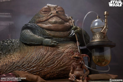 Jabba the Hutt and Throne Deluxe – Sideshow Collectibles – ActionFigure Brasil — iluminação de estúdio