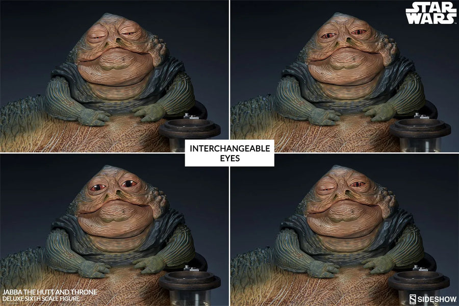 Jabba the Hutt and Throne Deluxe – Sideshow Collectibles – ActionFigure Brasil