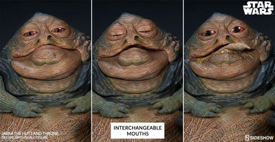 Jabba the Hutt and Throne Deluxe – Sideshow Collectibles – ActionFigure Brasil — acessórios
