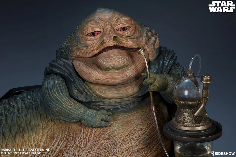 Jabba the Hutt and Throne Deluxe – Sideshow Collectibles – ActionFigure Brasil