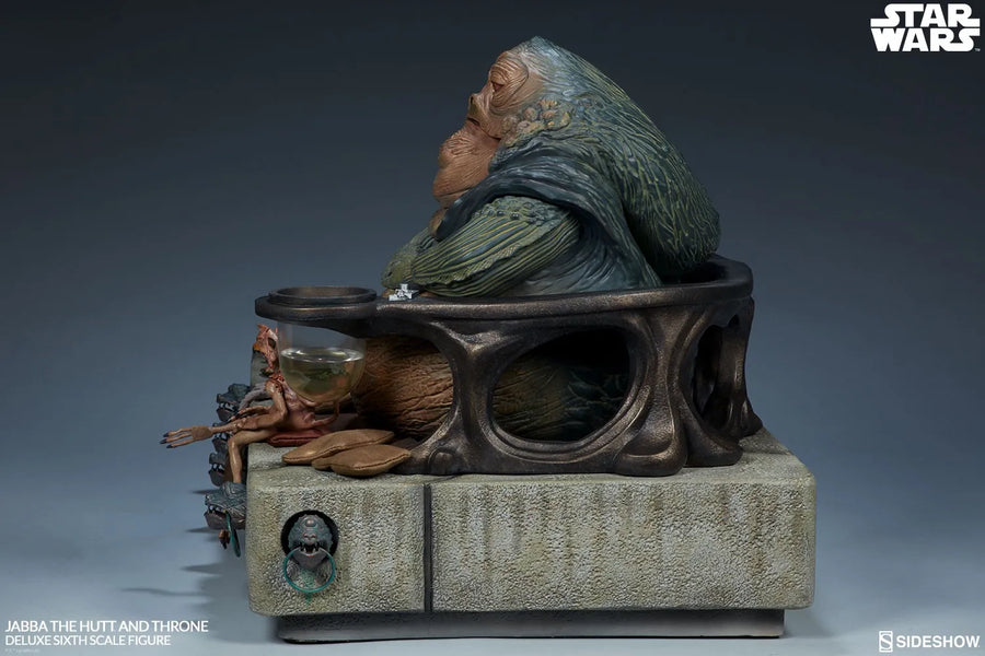 Jabba the Hutt and Throne Deluxe – Sideshow Collectibles – ActionFigure Brasil
