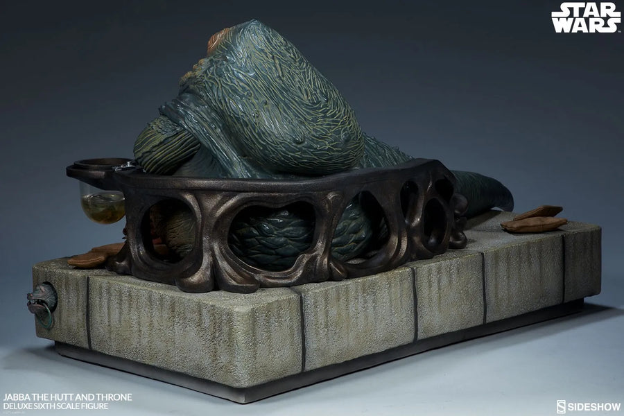 Jabba the Hutt and Throne Deluxe – Sideshow Collectibles – ActionFigure Brasil