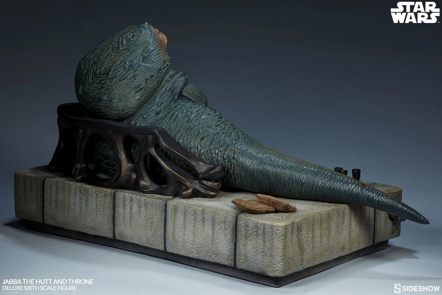 Jabba the Hutt and Throne Deluxe – Sideshow Collectibles – ActionFigure Brasil