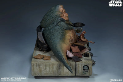 Jabba the Hutt and Throne Deluxe – Sideshow Collectibles – ActionFigure Brasil — embalagem