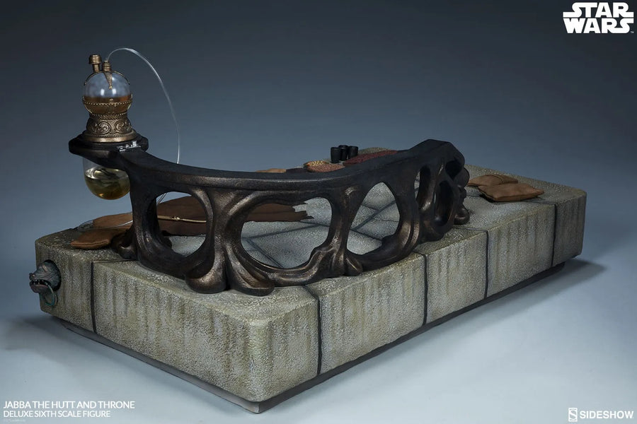 Jabba the Hutt and Throne Deluxe – Sideshow Collectibles – ActionFigure Brasil