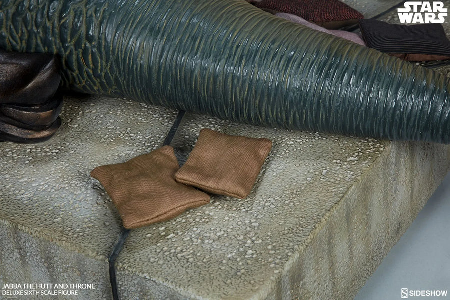 Jabba the Hutt and Throne Deluxe – Sideshow Collectibles – ActionFigure Brasil