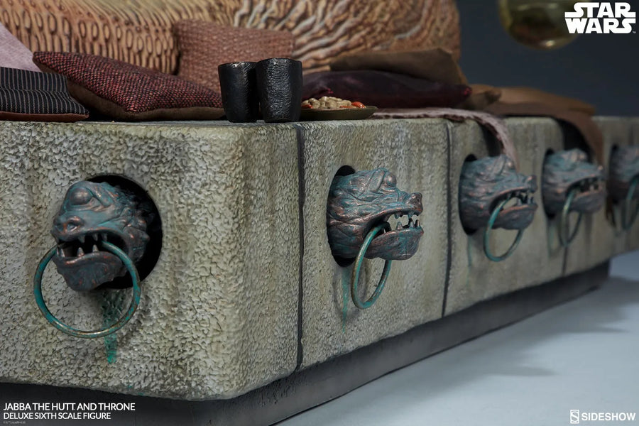 Jabba the Hutt and Throne Deluxe – Sideshow Collectibles – ActionFigure Brasil