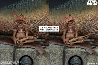 Jabba the Hutt and Throne Deluxe – Sideshow Collectibles – ActionFigure Brasil — close