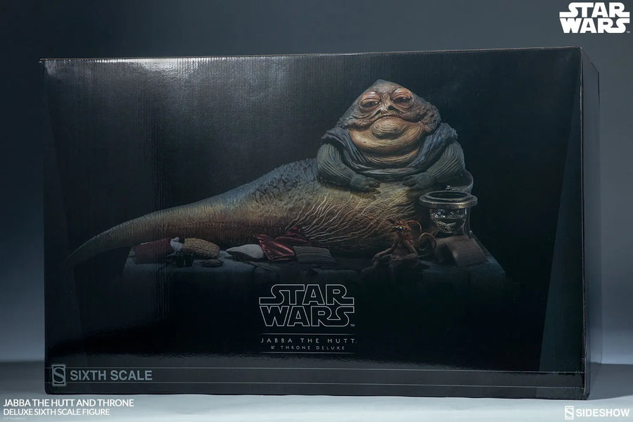 Jabba the Hutt and Throne Deluxe – Sideshow Collectibles – ActionFigure Brasil