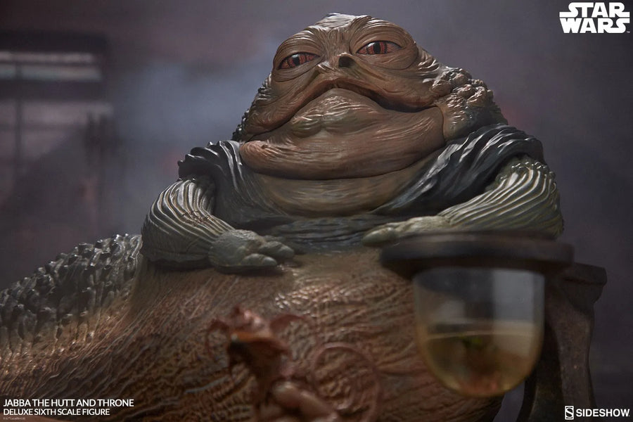 Jabba the Hutt and Throne Deluxe – Sideshow Collectibles – ActionFigure Brasil