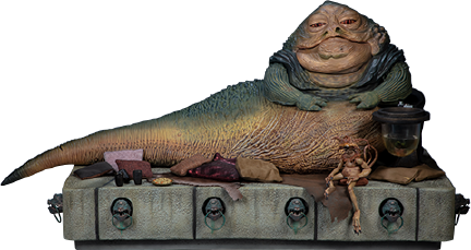 Jabba the Hutt and Throne Deluxe – Sideshow Collectibles – ActionFigure Brasil