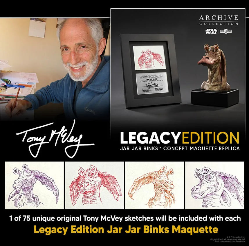 Jar Jar Concept (Legacy Edition) Maquette - LIMITED EDITION: 99 (Variant) – Regal Robot – ActionFigure Brasil