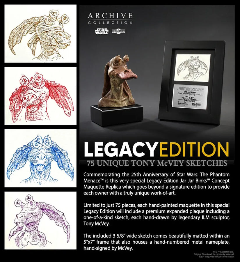 Jar Jar Concept (Legacy Edition) Maquette - LIMITED EDITION: 99 (Variant) – Regal Robot – ActionFigure Brasil