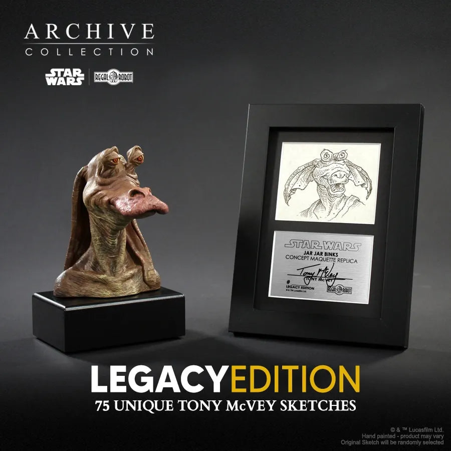 Jar Jar Concept (Legacy Edition) Maquette - LIMITED EDITION: 99 (Variant) – Regal Robot – ActionFigure Brasil