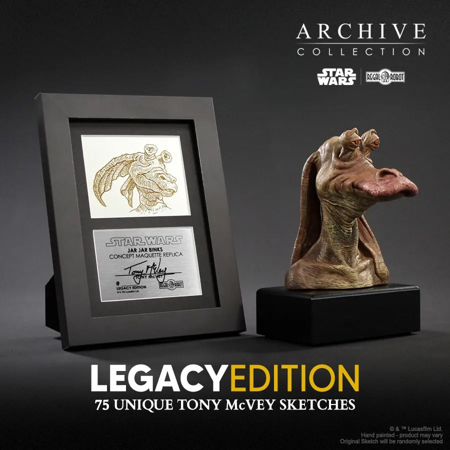 Jar Jar Concept (Legacy Edition) Maquette - LIMITED EDITION: 99 (Variant) – Regal Robot – ActionFigure Brasil