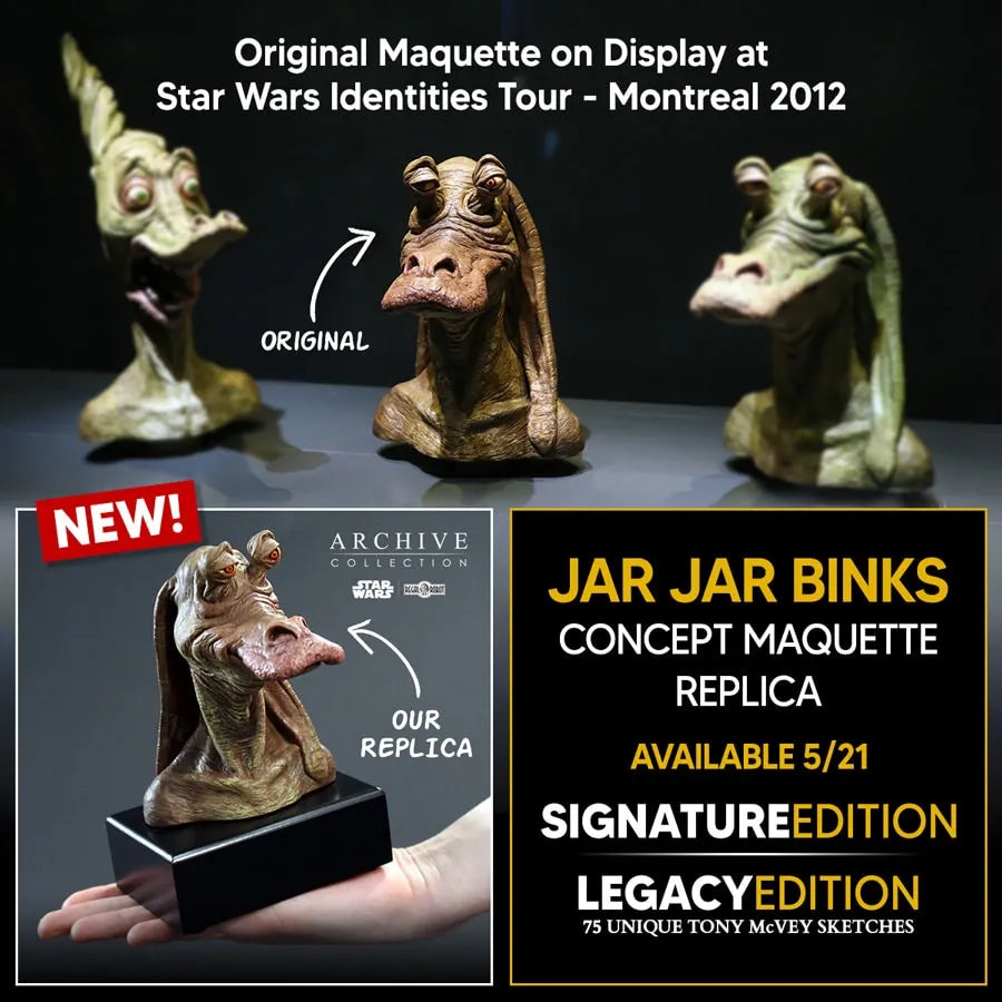 Jar Jar Concept (Legacy Edition) Maquette - LIMITED EDITION: 99 (Variant) – Regal Robot – ActionFigure Brasil