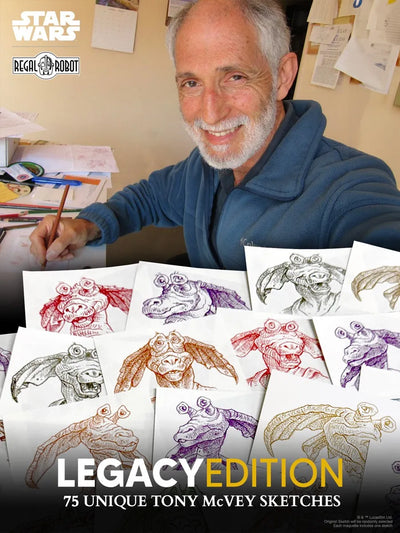 Jar Jar Concept (Legacy Edition) Maquette - LIMITED EDITION: 99 (Variant) – Regal Robot – ActionFigure Brasil — iluminação de estúdio