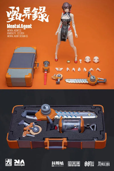 Jen Yilu - Lin Feng Zhao - 1/10 (Mental Agent)ㅤ – Mental Agent – ActionFigureBrasil — com base expositora