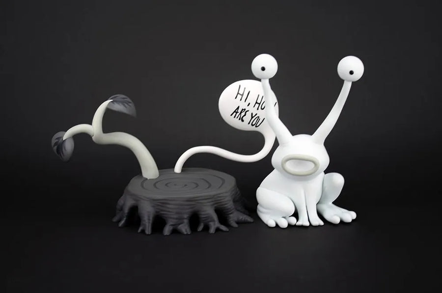 Jeremiah the Innocent Frog Sculpture – How Are You – Edition – Clutter Studios – ActionFigure Brasil