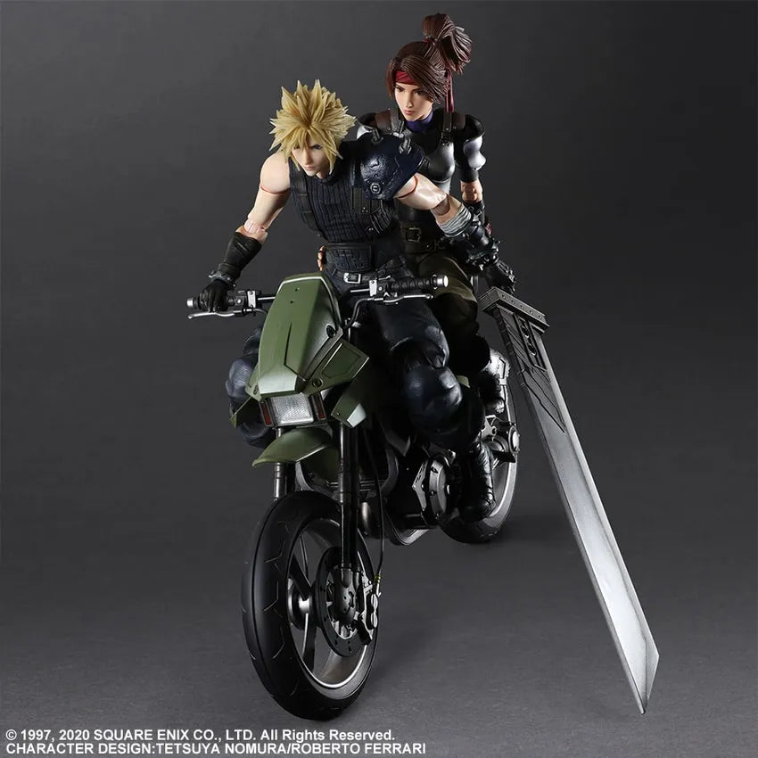 Jessie, Cloud, and Motorcycle – Square Enix – ActionFigure Brasil