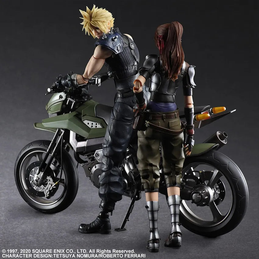Jessie, Cloud, and Motorcycle – Square Enix – ActionFigure Brasil