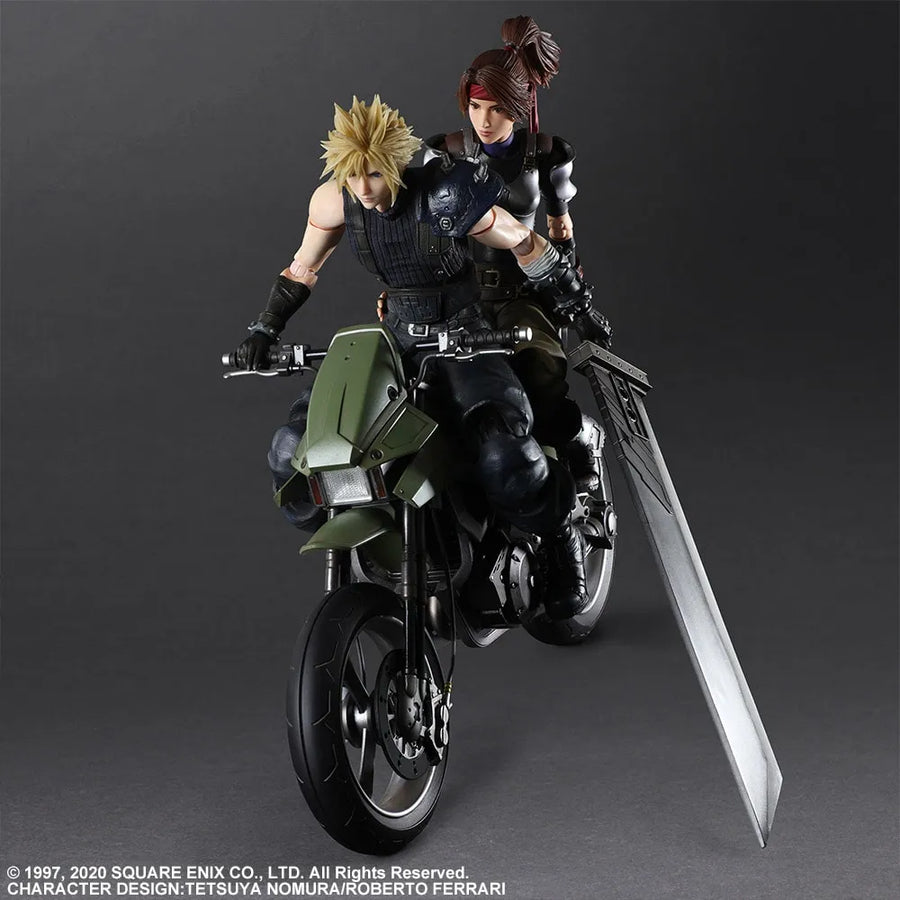 Jessie, Cloud, and Motorcycle – Square Enix – ActionFigure Brasil