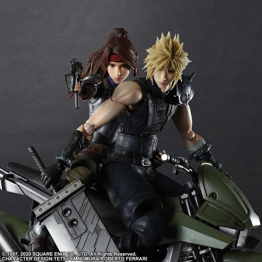 Jessie, Cloud, and Motorcycle – Square Enix – ActionFigure Brasil
