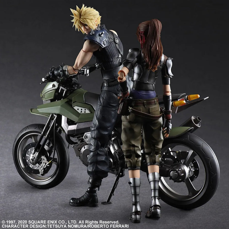 Jessie, Cloud, and Motorcycle – Square Enix – ActionFigure Brasil