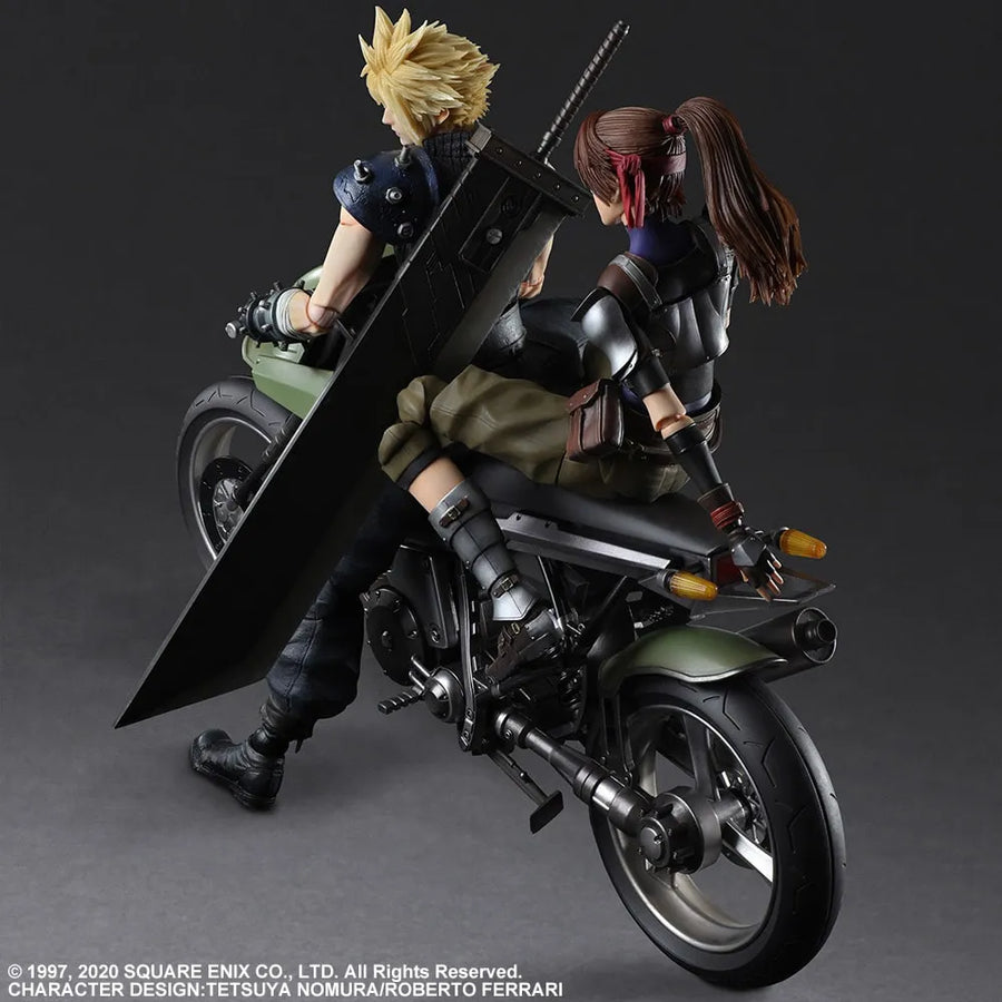 Jessie, Cloud, and Motorcycle – Square Enix – ActionFigure Brasil