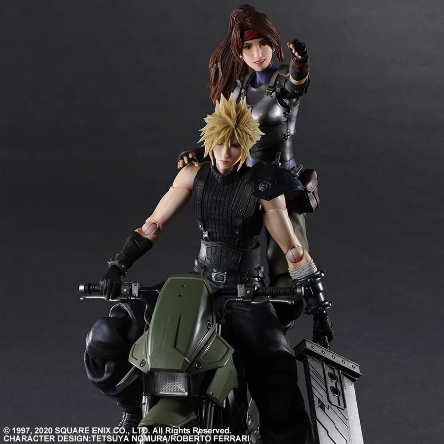 Jessie, Cloud, and Motorcycle – Square Enix – ActionFigure Brasil