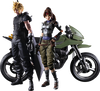 Jessie, Cloud, and Motorcycle