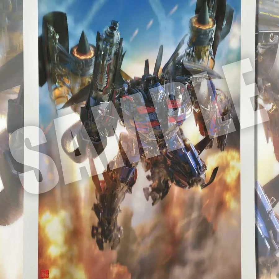 Jetpower Optimus Prime (Art Print Edition) Transformers: Revenge of the Fallen (Film) – Prime1Studio – ActionFigure Brasil