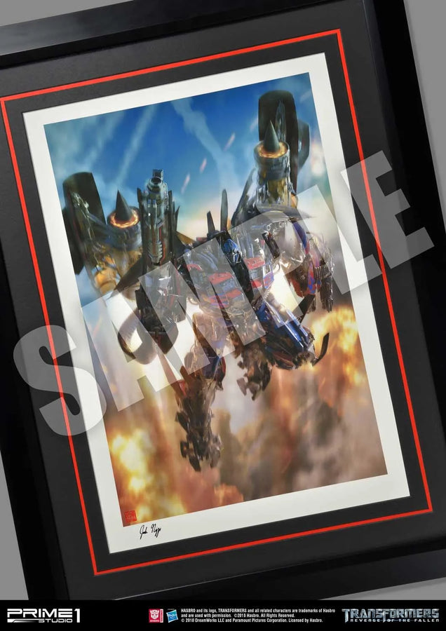 Jetpower Optimus Prime (Art Print Edition) Transformers: Revenge of the Fallen (Film) – Prime1Studio – ActionFigure Brasil