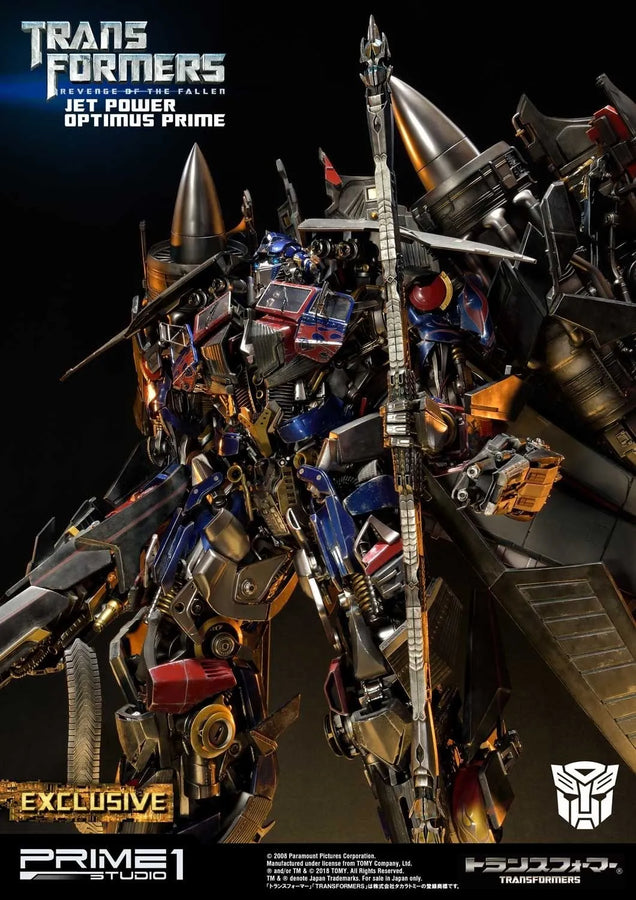 Jetpower Optimus Prime (Exclusive Version) Transformers: Revenge of the Fallen (Film) – Prime1Studio – ActionFigure Brasil