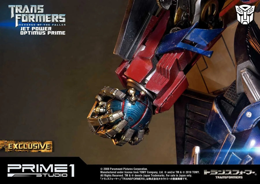 Jetpower Optimus Prime (Exclusive Version) Transformers: Revenge of the Fallen (Film) – Prime1Studio – ActionFigure Brasil