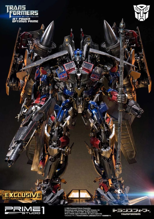 Jetpower Optimus Prime (Exclusive Version) Transformers: Revenge of the Fallen (Film) – Prime1Studio – ActionFigure Brasil