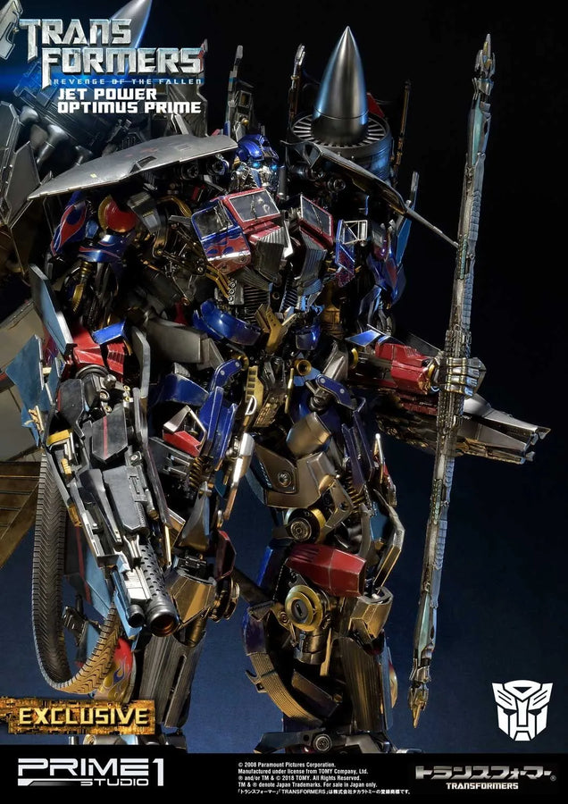 Jetpower Optimus Prime (Exclusive Version) Transformers: Revenge of the Fallen (Film) – Prime1Studio – ActionFigure Brasil
