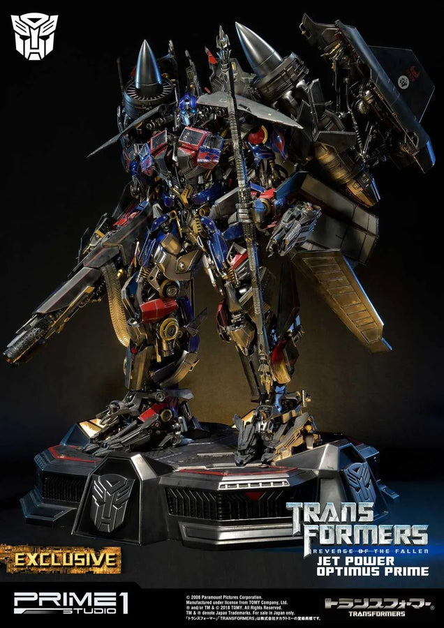 Jetpower Optimus Prime (Exclusive Version) Transformers: Revenge of the Fallen (Film) – Prime1Studio – ActionFigure Brasil