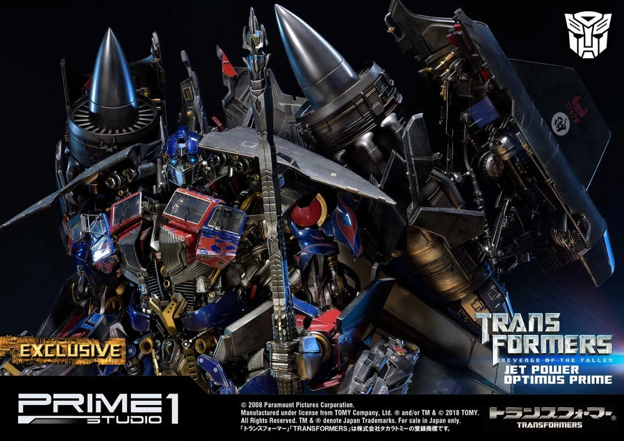 Jetpower Optimus Prime (Exclusive Version) Transformers: Revenge of the Fallen (Film) – Prime1Studio – ActionFigure Brasil