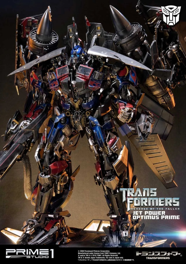 Jetpower Optimus Prime (Exclusive Version) Transformers: Revenge of the Fallen (Film) – Prime1Studio – ActionFigure Brasil