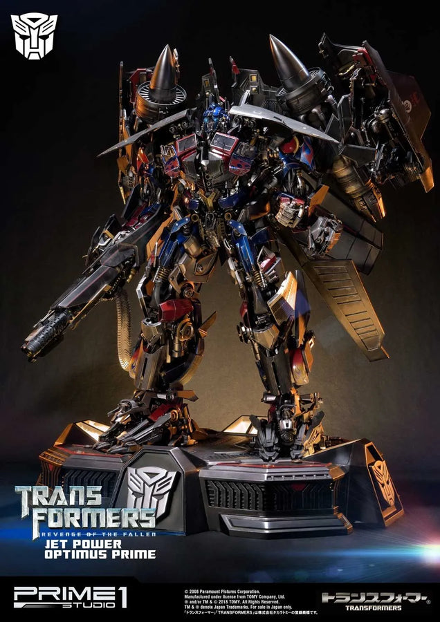 Jetpower Optimus Prime (Exclusive Version) Transformers: Revenge of the Fallen (Film) – Prime1Studio – ActionFigure Brasil