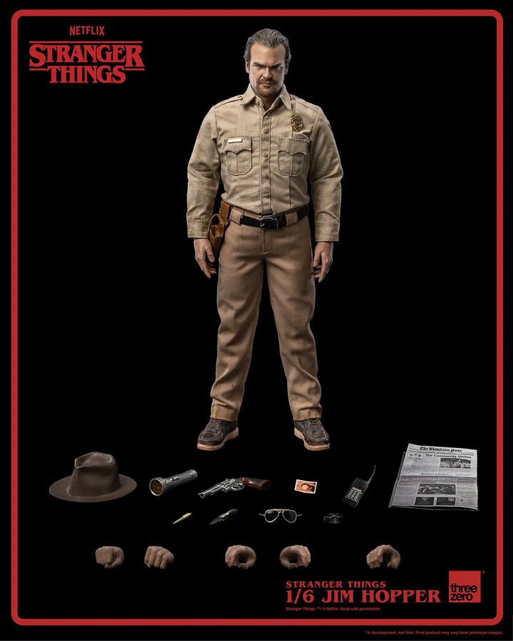 Jim Hopper (Season 1) – Threezero – ActionFigure Brasil