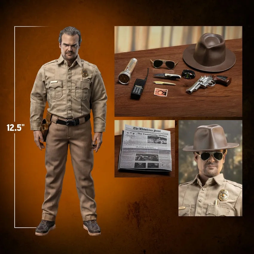 Jim Hopper (Season 1) – Threezero – ActionFigure Brasil
