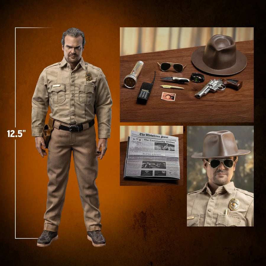 Jim Hopper (Season 1) – Threezero – ActionFigure Brasil